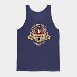 Awesome People are born on October 28th Tank Top